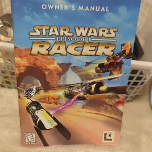 Star Wars Episode I Racer Owner's Manual - Blue